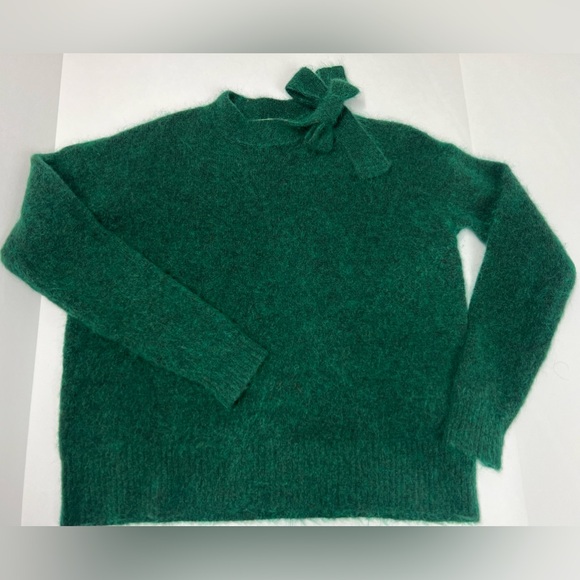 Sezane French wool top Zita Jumper Green, Size Small - Picture 5 of 10